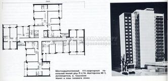 Поэтажный план серии П-4