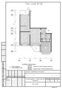 Перепланировка трехкомнатной квартиры в доме серии П-44 с устройством гостиной и гардеробной , план полов