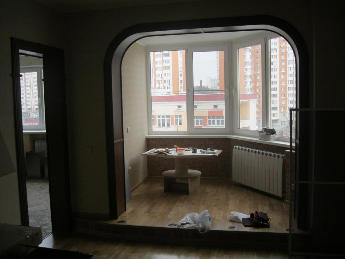 Объединение балкона с комнатой / кухней. Все требования 2023.