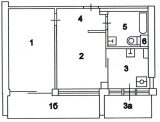 перепланировка двухкомнатной квартиры дома серии МГ 601