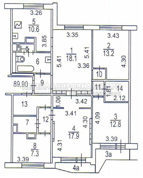Объединение 3-х комнатой и 1 комнатной квартиры в П44 с двумя проемами в несущих стенах