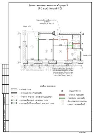 Перепланировка 3 х комнатной квартиры хрущевки: план строительных работ