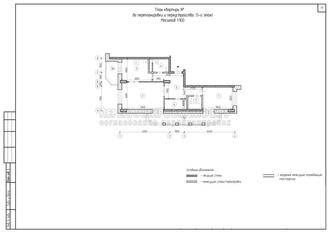 Перепланировка 2 комнатной квартиры распашонки: план до ремонта