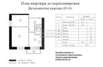 Планировка двухкомнатной квартиры дома серии II-18