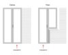 Изменение формы окна (выход на лоджию) без изменения его высоты и ширины