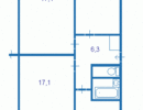 Разделение 3 комнатной квартиры на две однокомнатные