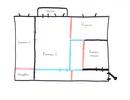 Идея перепланировки двухкомнатной квартиры в кирпичном доме