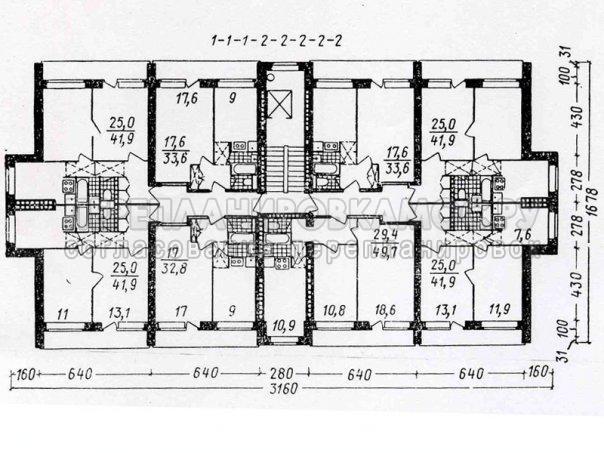 Башня II-29-44 поэтажный план