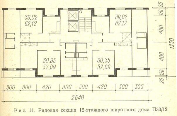 Типовой этаж серии П-30