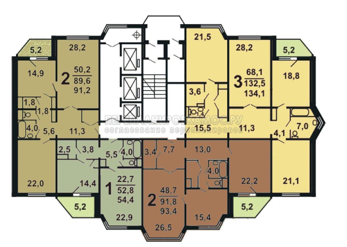 план этажа в П44ТМ